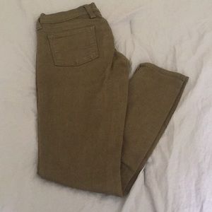 Lucky Brand Army Green Skinny Jeans